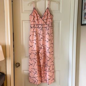 Peach Spaghetti Strap Jumpsuit